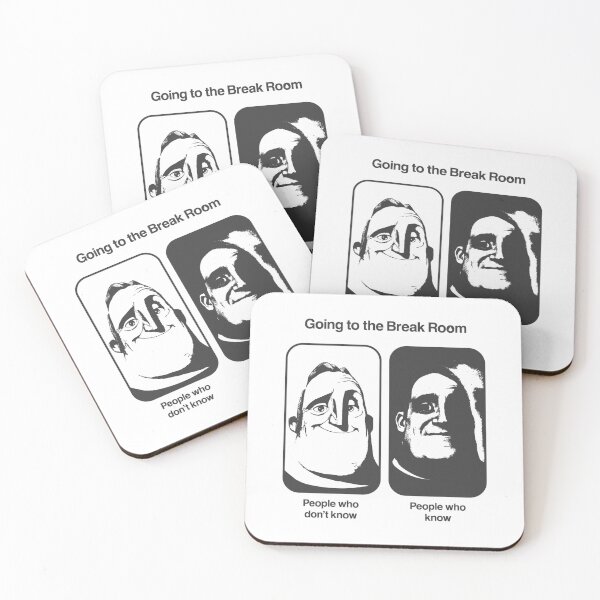 Item preview, Severance Break Room Meme designed and sold by BadCatDesigns.