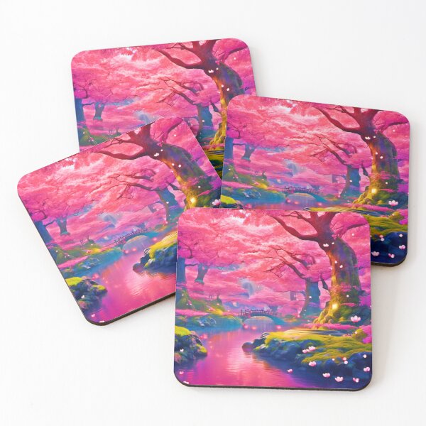 Item preview, Pink Blossom Forest Design designed and sold by Health And Fitness Posts e-Store.
