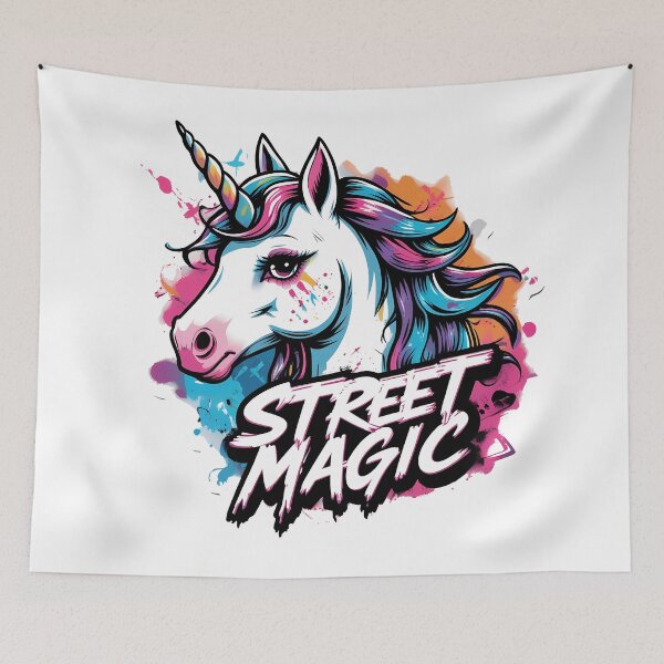 Item preview, Street Magic Graffiti Unicorn designed and sold by zoughlal.