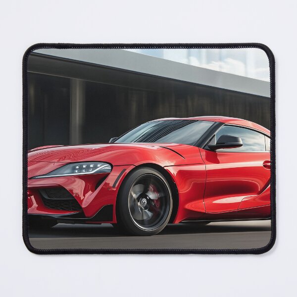 Item preview, Red Toyota Supra Poster – The Ultimate JDM Legend V designed and sold by AutoPopStudio.