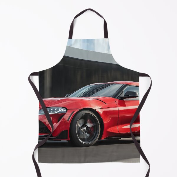 Item preview, Red Toyota Supra Poster – The Ultimate JDM Legend V designed and sold by AutoPopStudio.