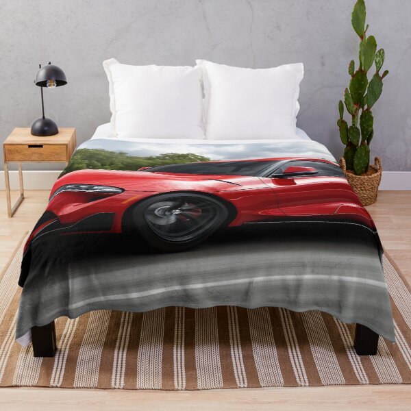 Item preview, Red Toyota Supra Poster – The Ultimate JDM Legend VI designed and sold by AutoPopStudio.