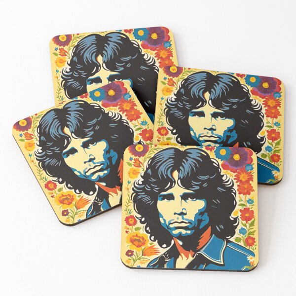 Item preview, Jim Morrison Floral Art | The Doors | TheAmericanPoet designed and sold by TheAmericanPoet.