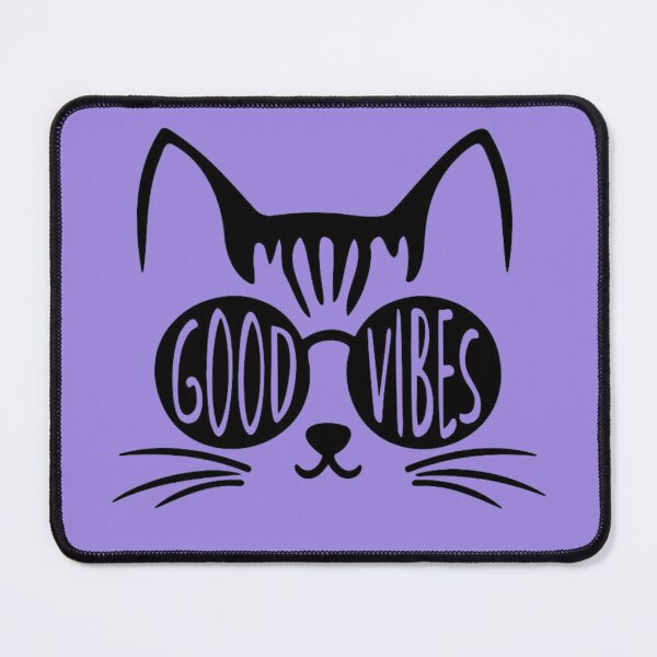 Item preview, Good Vibes cat designed and sold by Conscis Arts.