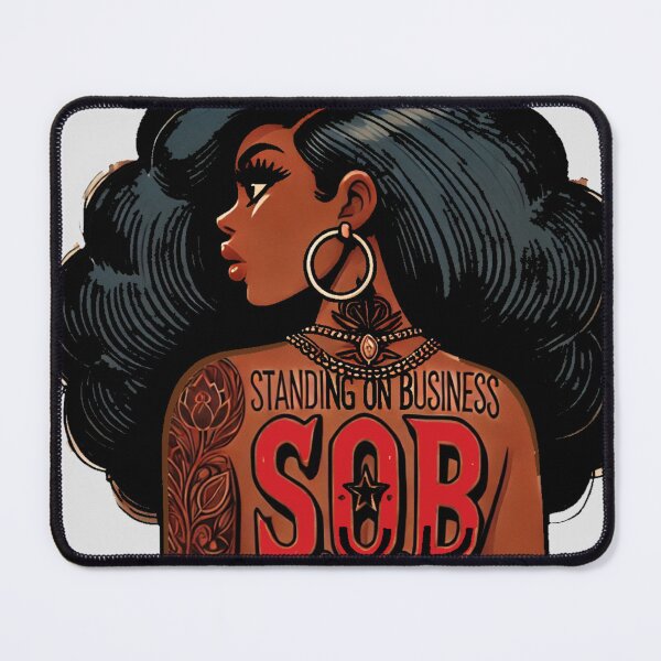 Item preview, "Afrocentric Strength: Standing On Business" designed and sold by Kimmy and Zamiah Art.
