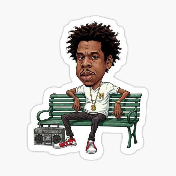 Aperçu de l'œuvre Caricature de Jay Z créée et vendue par P1yu5h.