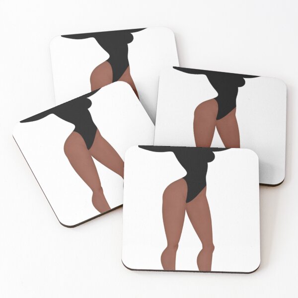 Item preview, Stylized Illustration of a Woman in a Power Pose on Black Background designed and sold by Creative88Art.