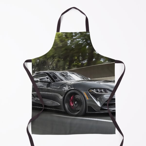 Item preview, Gunmetal Grey Toyota Supra Poster – A Timeless JDM Icon II designed and sold by AutoPopStudio.