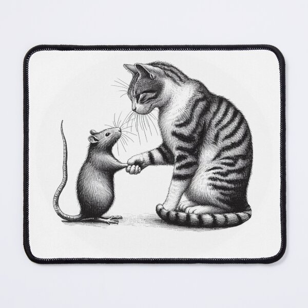 Item preview, Cat and Mouse Peace designed and sold by Tenpaces.
