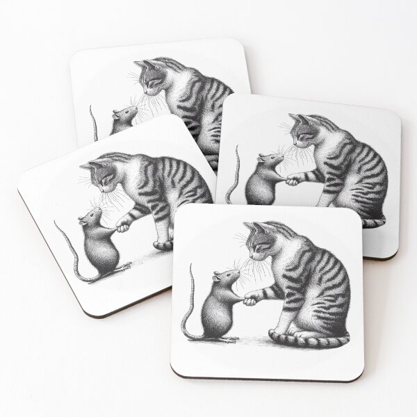 Item preview, Cat and Mouse Peace designed and sold by Tenpaces.