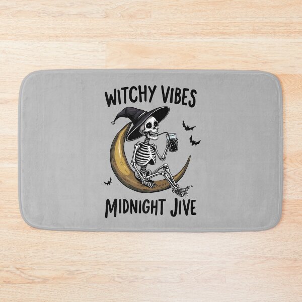 Item preview, Witchy Vibe Midnight Jive WitchSkeleton And Moon Design designed and sold by GesparHouse.