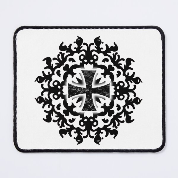 Item preview, Black cross mandala designed and sold by Buda--Vibes.