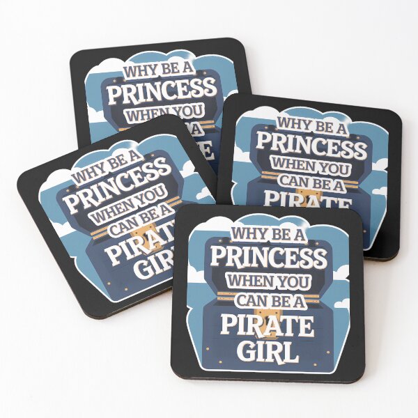 Item preview, Pirate Girl Adventure Empowerment Quote designed and sold by TeeGrit.