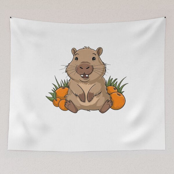 Item preview, Cute Capybara designed and sold by Mateusz Majcherek.