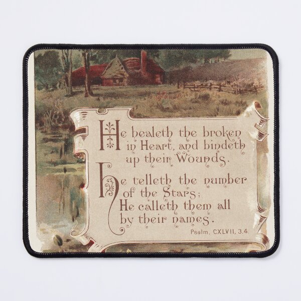 Item preview, He Healeth the Broken in Heart designed and sold by Pictures With A Message.