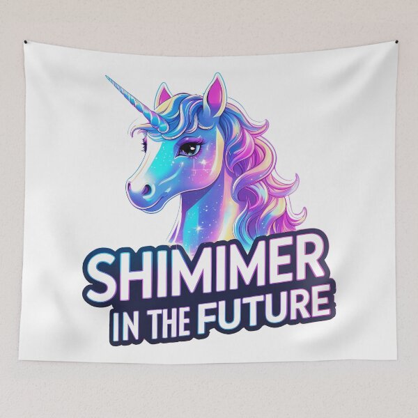 Item preview, Shimmer in the Future Unicorn designed and sold by zoughlal.