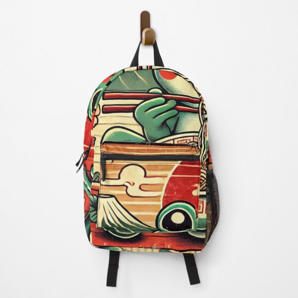 Item preview, Hungry frog eat noodles designed and sold by Mama ink co..