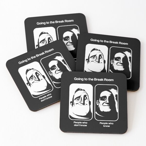 Item preview, Severance Break Room Meme designed and sold by BadCatDesigns.