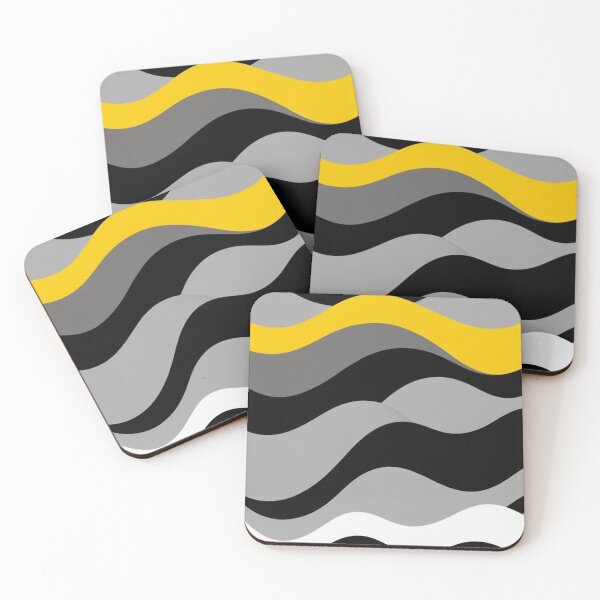 Item preview, wave pattern 27 designed and sold by blackwhiteblue.