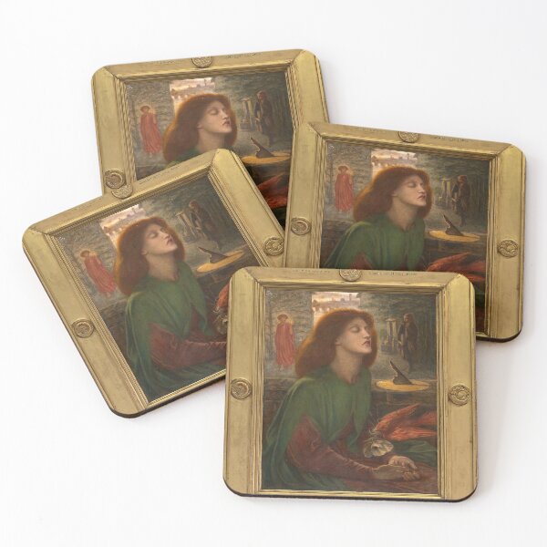 Item preview, Rossetti's "Beata Beatrix" designed and sold by laurens-doodles.