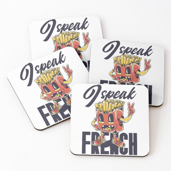 Item preview, I Speak French Fries: Funny Food Character designed and sold by Polarisofficial.
