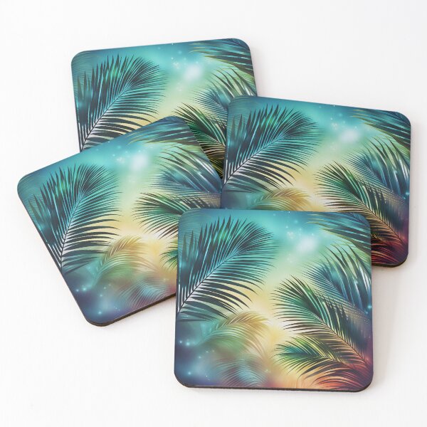 Item preview, Vibrant Tropical Palm Leaves – Fantasy Jungle Glow Art designed and sold by Art Garden.
