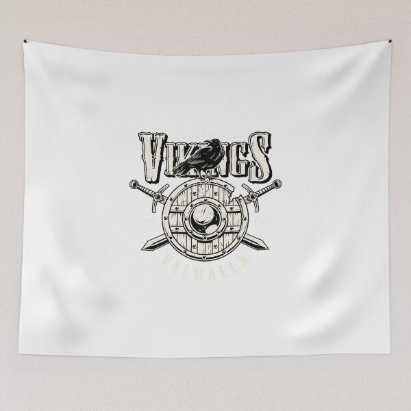 Item preview, Scandinavian Vikings: Shield, Swords and Raven designed and sold by Polarisofficial.