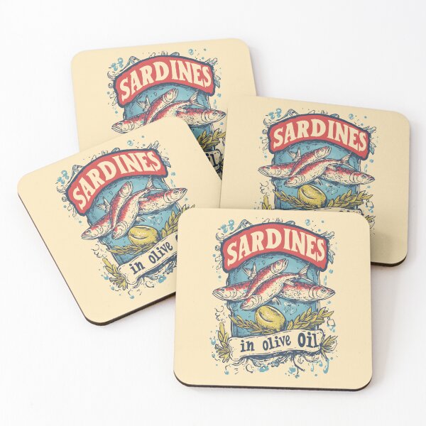 Item preview, A Vintage Poster - Sardines in olive oil designed and sold by GoodOldVintage.