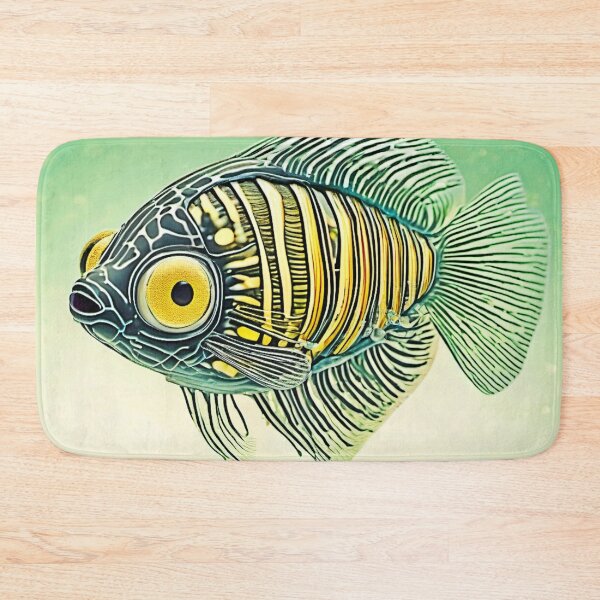 Item preview, Stylized Fish Art designed and sold by Health And Fitness Posts e-Store.