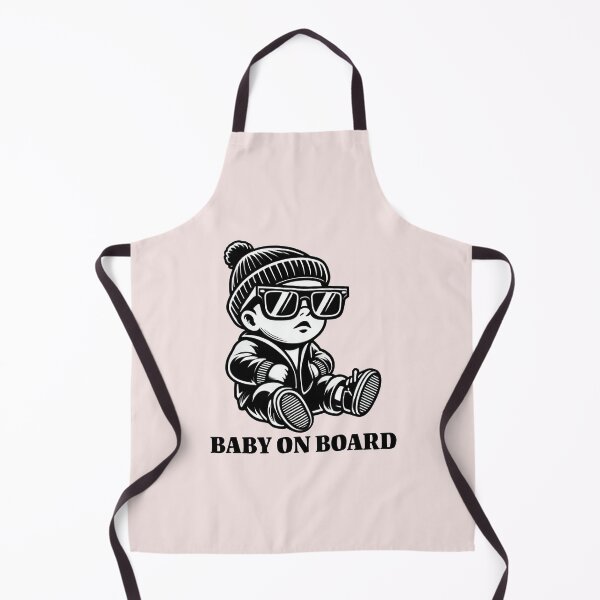 Item preview, Baby on Board Fun Sticker designed and sold by MEMES-GER.