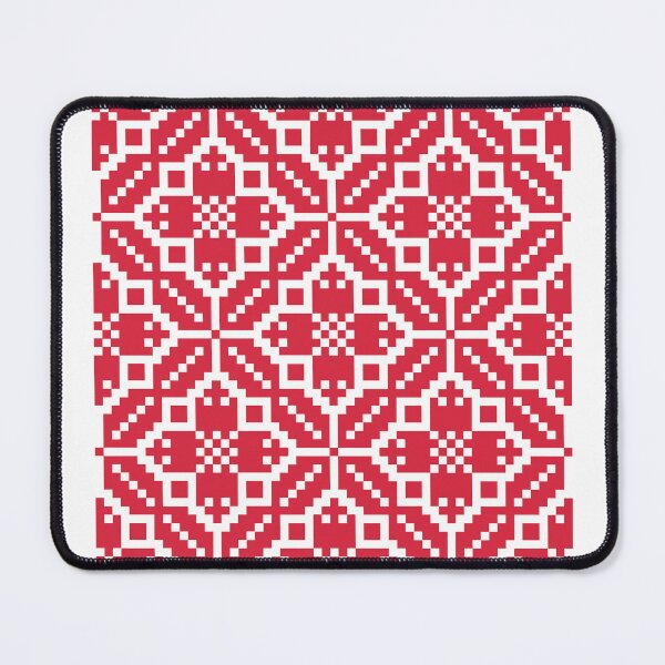 Item preview, تطريز فلسطيني، أقراص | Palestinian Tatreez, Discs (Red Edition) designed and sold by Artivism | ارتيڤيزم.