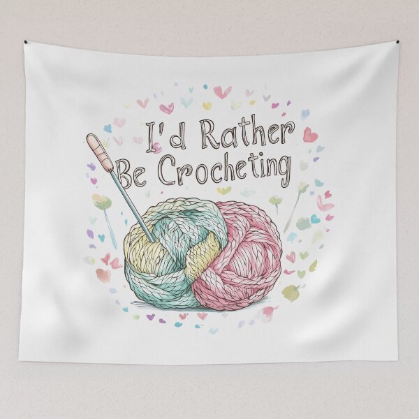 Item preview, I'd Rather Be Crocheting designed and sold by thegirlyshoppe.