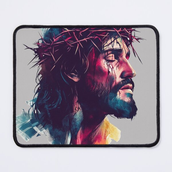 Item preview, Jesus Wearing Crown of Thornes Color designed and sold by GearGrafix.