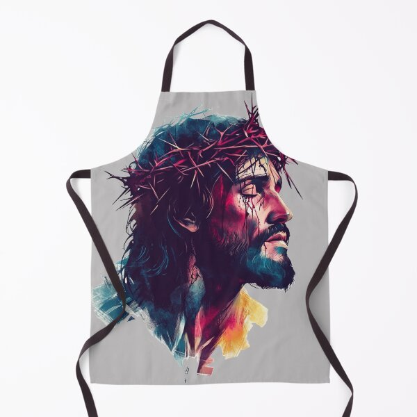 Item preview, Jesus Wearing Crown of Thornes Color designed and sold by GearGrafix.