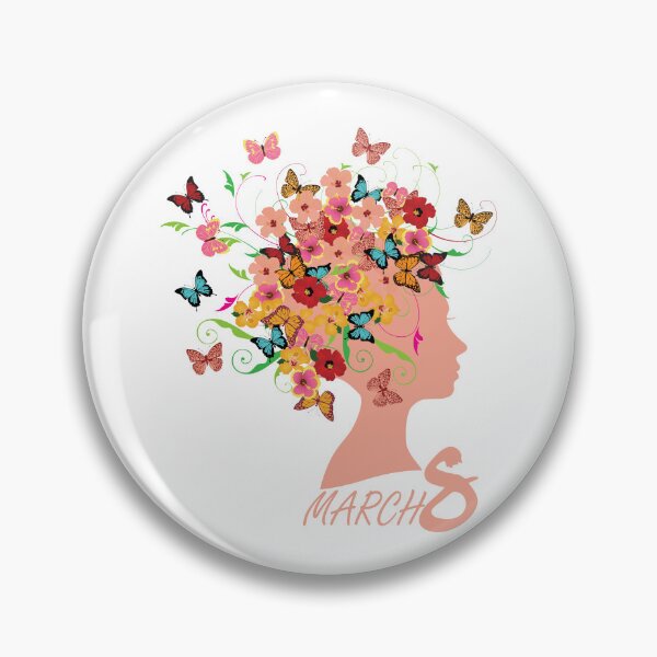 Artikelvorschau, 8. März Internationaler Frauentag Blumen Frau entworfen und verkauft von MagnoliaLake.