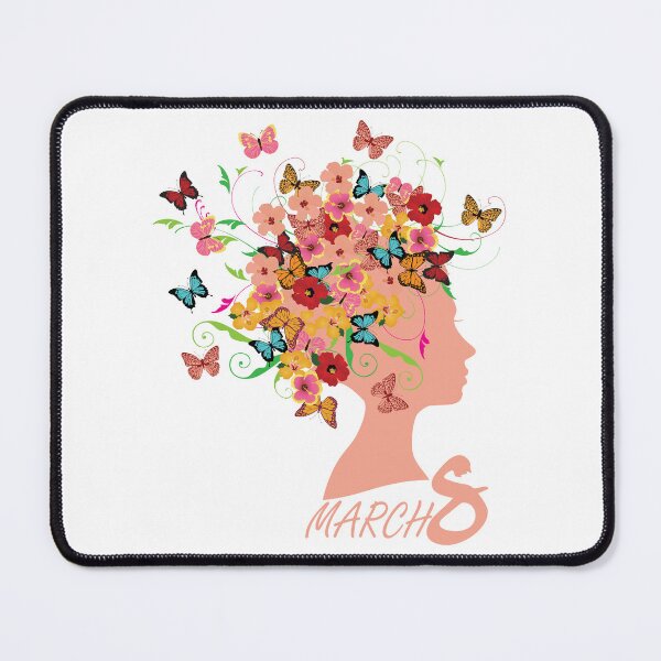 Item preview, March 8th International Women's Day Floral Woman designed and sold by MagnoliaLake.