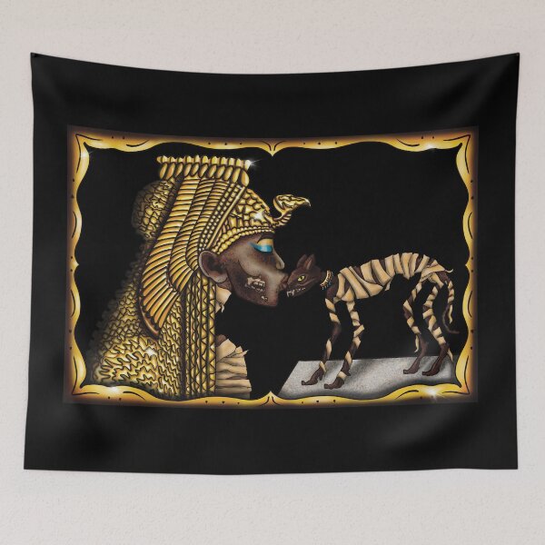 Item preview, Cleopatra Egyptian Mummy, Cat Mummy, Horror, Halloween designed and sold by mermaidronnie.