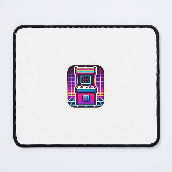 Item preview, Neon Retro Arcade Machine Sticker designed and sold by SugarPix Designs.