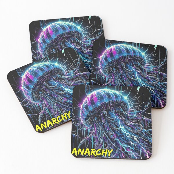 Item preview, Anarchy Jellyfish – Electric Chaos Design designed and sold by Dino-Lune.