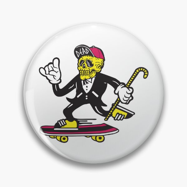 Item preview, Skateboarding Skeleton in a Tuxedo designed and sold by the-craft-shop.