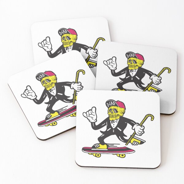 Item preview, Skateboarding Skeleton in a Tuxedo designed and sold by the-craft-shop.