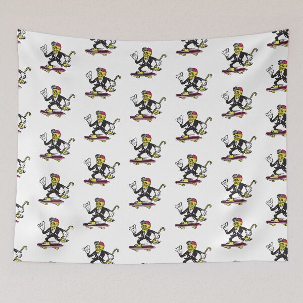 Item preview, Skateboarding Skeleton in a Tuxedo designed and sold by the-craft-shop.