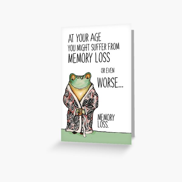 Item preview, Memory loss designed and sold by Jenny Wood.