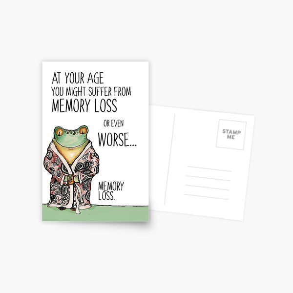Item preview, Memory loss designed and sold by Jenny Wood.
