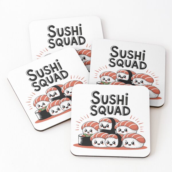 Item preview, Sushi Squad - Kawaii Nigiri Team designed and sold by MrERNST.