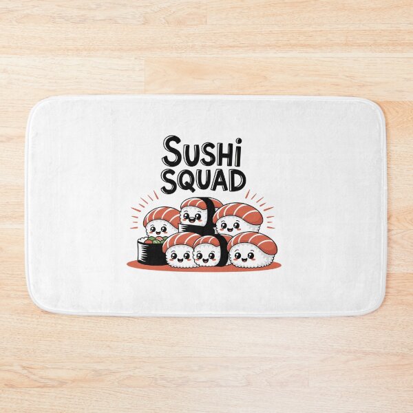 Item preview, Sushi Squad - Kawaii Nigiri Team designed and sold by MrERNST.