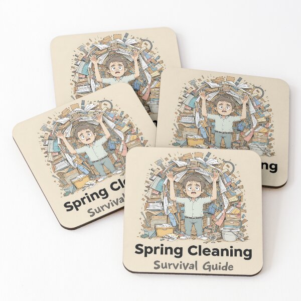 Item preview, Spring Cleaning Survival Guide designed and sold by StellarHues.