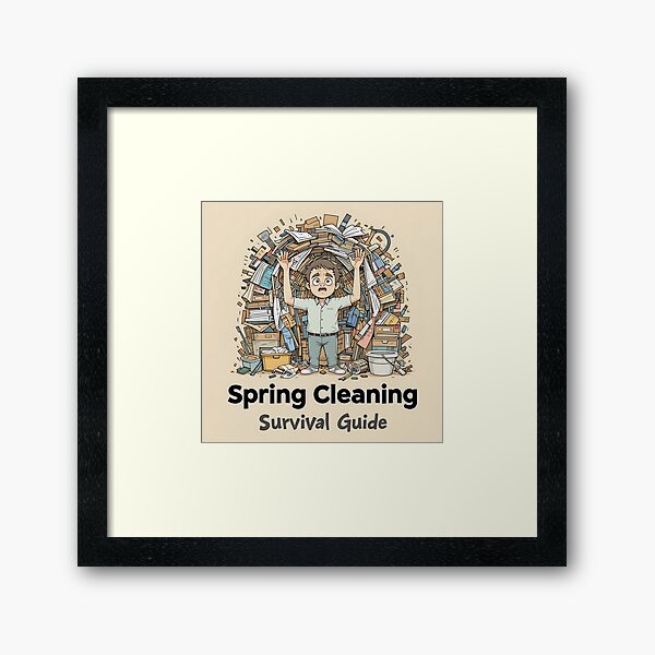 Item preview, Spring Cleaning Survival Guide designed and sold by StellarHues.