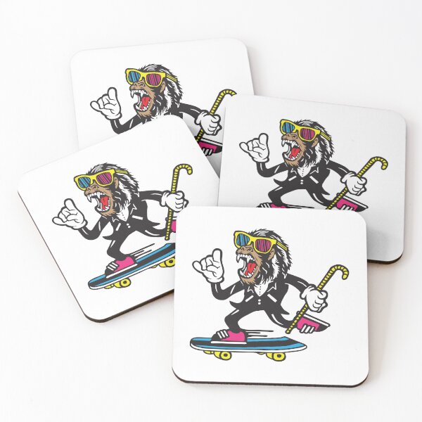 Item preview, Skateboarding Gorilla in a Tuxedo designed and sold by the-craft-shop.
