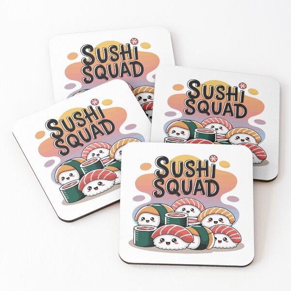Item preview, Sushi Squad - Kawaii Nigiri Team designed and sold by MrERNST.